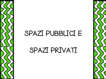 Preview of Spazi pubblici e spazi privati