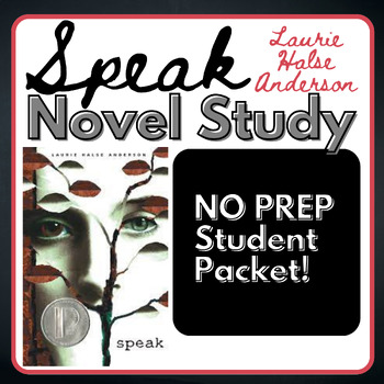 Preview of Speak - Laurie Halse Anderson - Novel Study Unit - Literature Packet - Circles