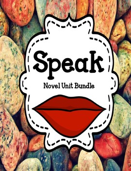 Preview of Speak by Laurie Halse Anderson - Comprehension, Vocabulary and Activities