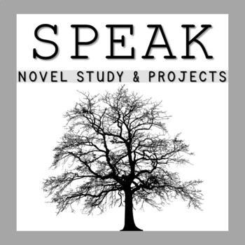 Preview of Speak by Laurie Halse Anderson Novel Study