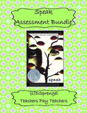 Speak by Laurie Hlase Anderson Quizzes & Test Assessment B
