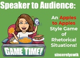 Speaker to Audience: A Rhetorical Situation Game