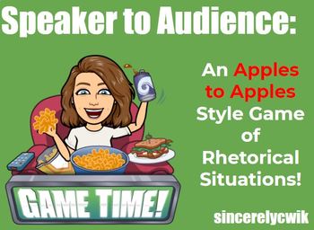 Preview of Speaker to Audience: A Rhetorical Situation Game