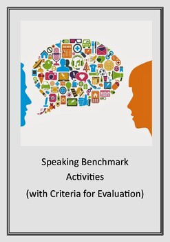 Preview of Speaking Benchmark Activities for Young Learners