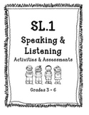 Speaking & Listening Assessments SL.1 SL.3.1 SL.4.1 SL.5.1 SL.6.1