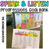 Speaking & Listening Skill Progression - Lesson and Confer