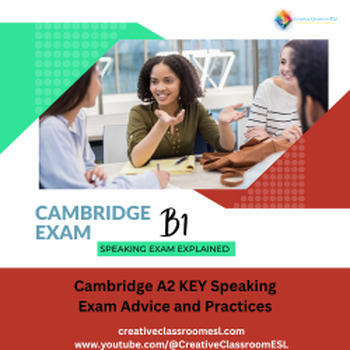 Preview of Speaking Practice for Cambridge B1 Exam - Speaking with Confidence