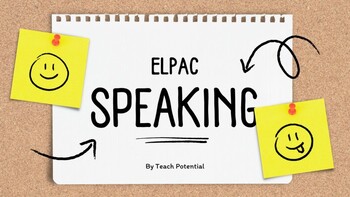 Preview of Speaking Practice for the ELPAC
