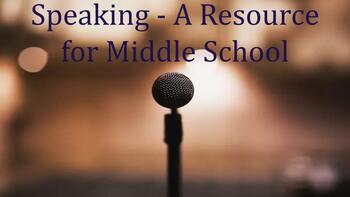 Preview of Speaking Resources Pack for Middle School English