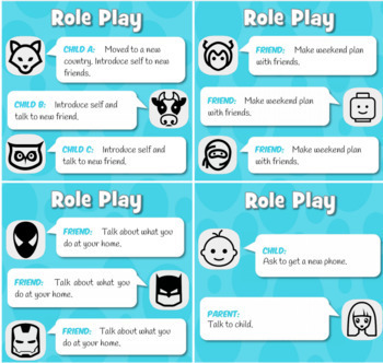Speaking - Roleplay Junior: A Fun Conversation Activity - ESL/ELL