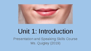 Preview of Speaking Skills Introduction: Vocal Variety, Speech and Language