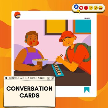 Preview of Speaking Skills: Social Media Awareness | ESL Conversations