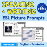ESL Christmas Activities Speaking & Writing Vocabulary Car