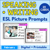 Valentine's Day ESL | Speaking & Writing Picture Prompts f