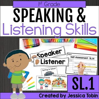 Preview of Speaking and Listening Activities - 1st Grade Oral Language and Comprehension