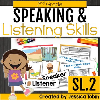 Preview of Speaking and Listening Activities - 2nd Grade Oral Language and Comprehension