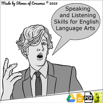Preview of Speaking and Listening Active Skills for HS and MS English Language Arts 8-10