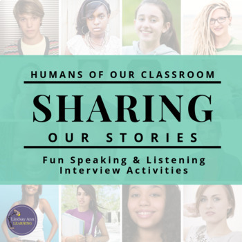 Preview of Speaking and Listening Activities for Google Drive Based on Humans of New York