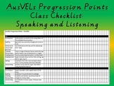 Speaking and Listening - AusVELs Progression Points - Clas