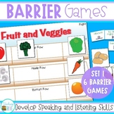 Barrier Games for Speaking and Listening