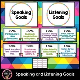 Speaking and Listening Goal Posters