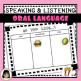 Speaking and Listening Oral Language Activity