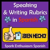 Speaking and Writing Rubrics in Spanish
