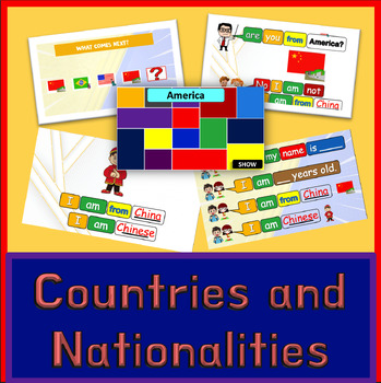 Preview of Speaking lesson: Countries and Nationalities (PPT)
