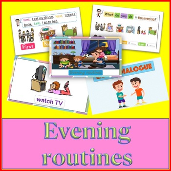 Preview of Speaking lesson: Evening routines (PPT)