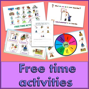 Preview of Speaking lesson: Free time activities (PPT)