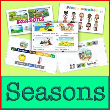 Preview of Speaking lesson: Seasons (PPT)