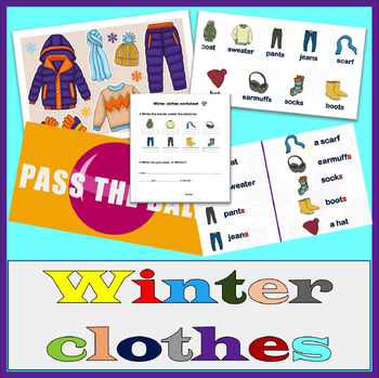 Preview of Speaking lesson: Winter clothes (PPT)
