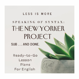 Speaking of Syntax: The New Yorker Project Ready-to-Go! #5