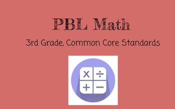 Preview of Spec Ed 3rd Grade Math Program PBL- Common Core Standards Aligned, Modified