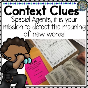 Preview of Special Agent Context Clues Activity