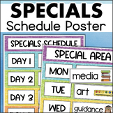 Editable Daily Specials Schedule Poster with Pictures Spec