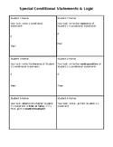 Special Conditional Statements Student Creation