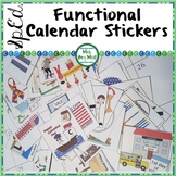 Special Ed Functional Calendar sticker and cut/paste