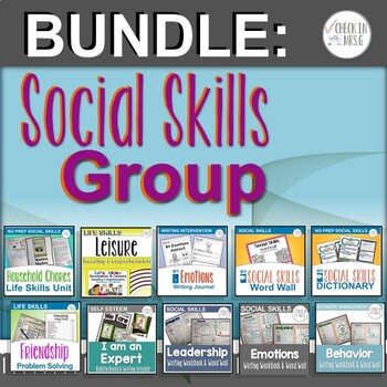 Preview of Social Skills Bundle