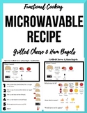 Special Ed. Visual Microwave Recipe - Grilled Cheese & Ham Bagel