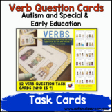 Special Education (Verb Question Cards for Autism and Spec