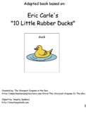 Special Education Adapted Book 10 Little Rubber Ducks