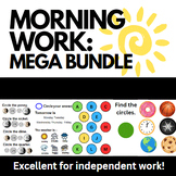 Special Education Adapted Morning Work: Mega Bundle!