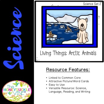 Preview of Arctic Animals Activities FlashCards Games Set 2 Special Ed