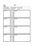 Special Education Assessment Data Sheet Target Content IEP Goals