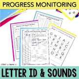 Letter Recognition and Sounds Progress Monitoring with IEP Goal Bank