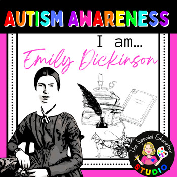 Preview of Special Education, Autism Awareness, Workbook Diversity Bundle Emily Dickinson