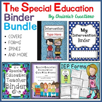 Preview of Special Education Binder: The Bundle