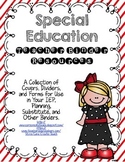 Special Education Binder Resources: Covers, Dividers, Form