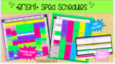 Special Education *Bright* Schedule (Student, Para, & Rela